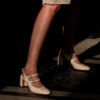 Babies Banana en cuir verni beige Carel