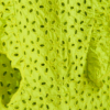 Maxi robe en coton vert citron à broderie anglaise Dractal Essentiel Antwerp – Image 5