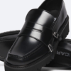 Mocassins cuir glacé noir Manchester Carel – Image 3