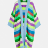 Cardigan mi-long à rayures multicolores - Finwood - Essentiel Antwerp – Image 7