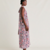 Robe Sabina En Crêpe De Chine - Crème/Violacé - Momoni – Image 3