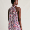 Robe Sabina En Crêpe De Chine - Crème/Violacé - Momoni – Image 5