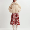 Veste en fausse peau de mouton écru - Genergized - Essentiel Antwerp – Image 2