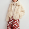 Veste en fausse peau de mouton écru - Genergized - Essentiel Antwerp – Image 3