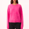 Pull Loty en Cachemire Col Rond - Fuchsia Fluff - Kujten