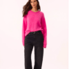 Pull Loty en Cachemire Col Rond - Fuchsia Fluff - Kujten – Image 3